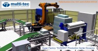 It was put into operation in line palletizing 10/1 with a robot KUKA, Kovachica 2015